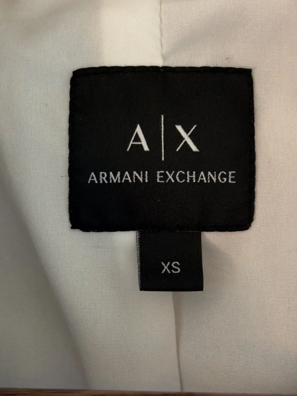 Armani Exchange Lamb skin leather white Quilted Biker Jacket Women's XS